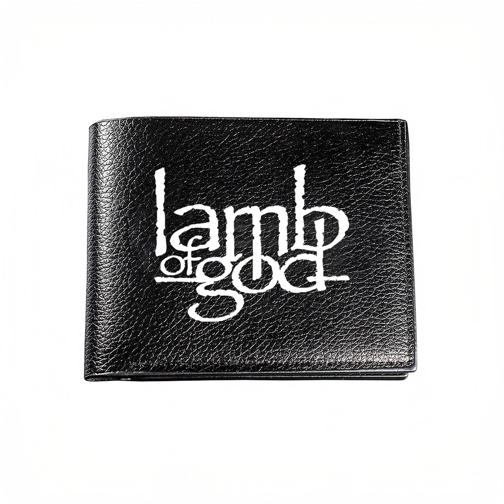 Men'S Accessories Designer - Lamb Of God Printed Men's Wallet