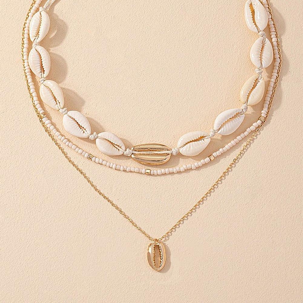 Boho Acrylic Shell Choker With - Men'S Vacation Accessories review and price