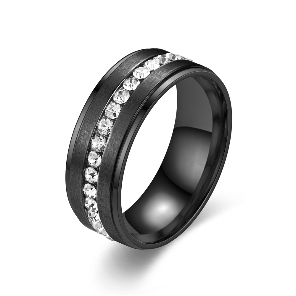 Stainless Steel Diamond Rings  - Men Accessories Ideas review and price