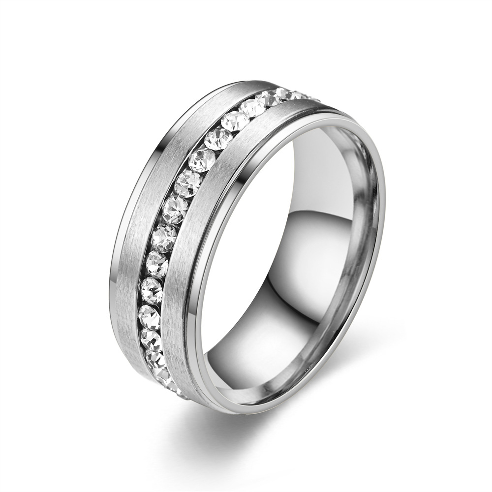 Stainless Steel Diamond Rings  - Men Accessories Ideas review and price