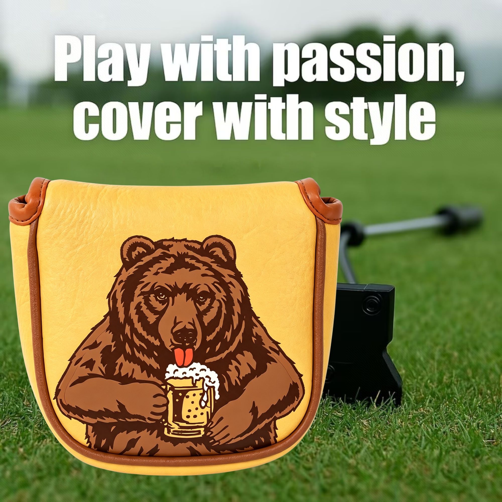 Skull Embroidered Golf Mallet  - Men Accessories Style review and price