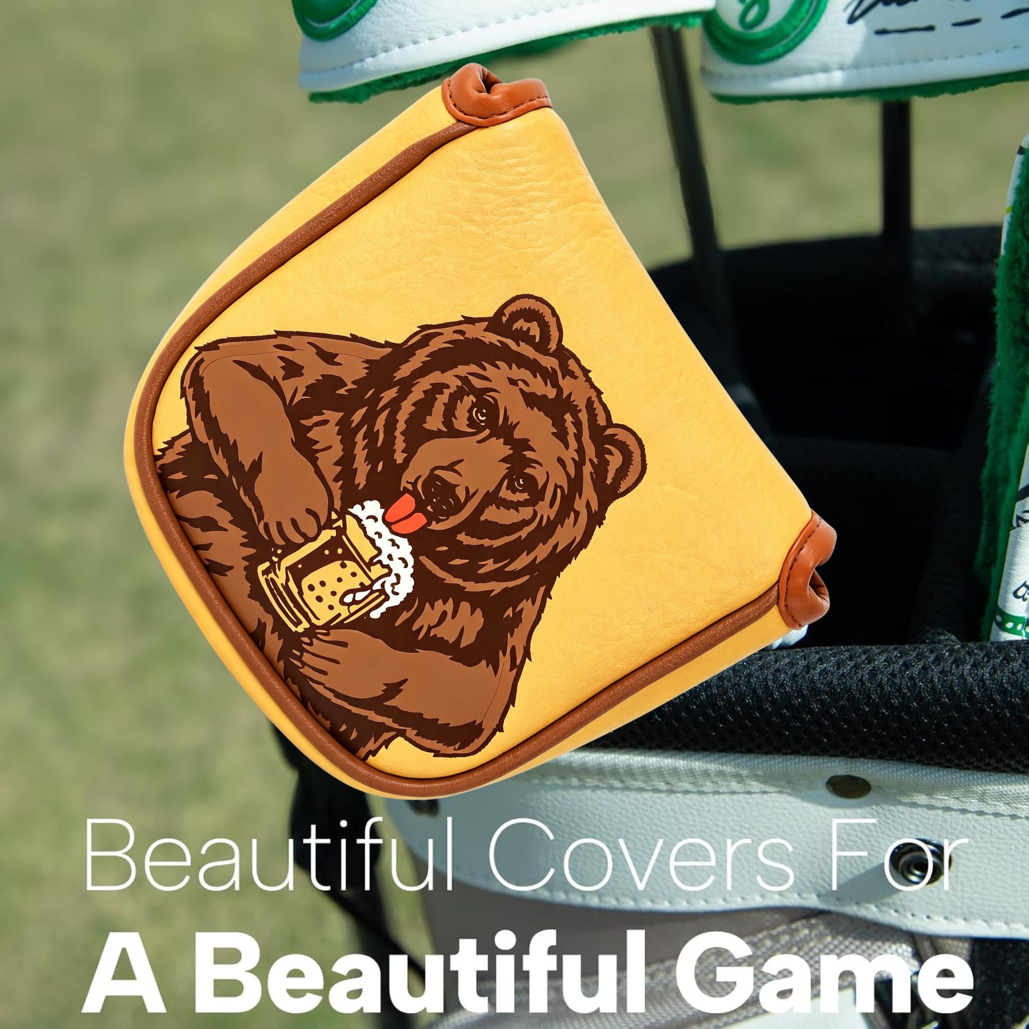 Skull Embroidered Golf Mallet  - Men Accessories Style review and price