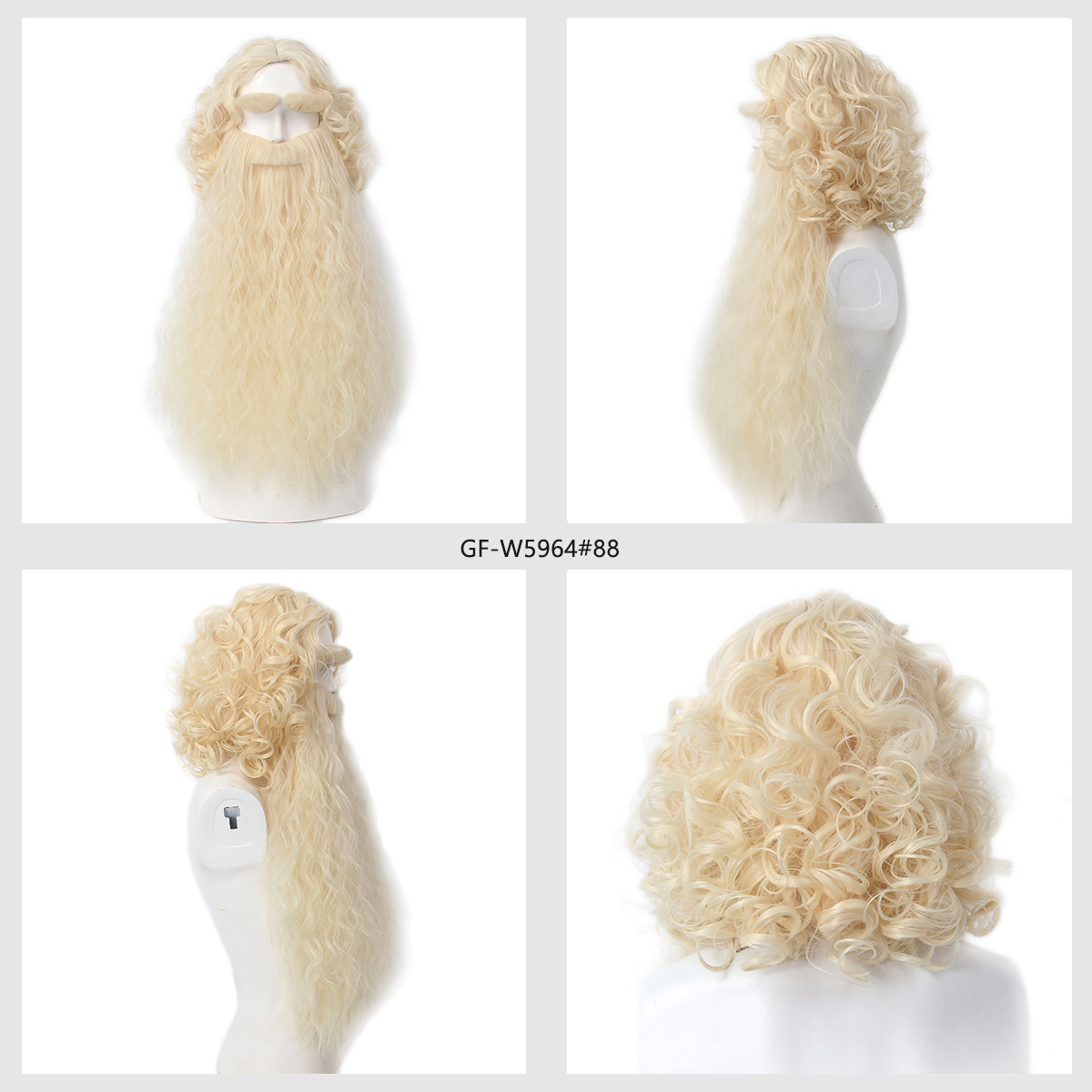 Christmas Santa Claus Hair Wig - Men Accessories Style review and price