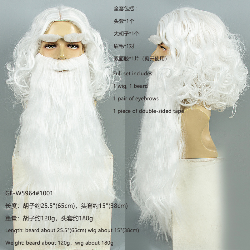 Christmas Santa Claus Hair Wig - Men Accessories Style review and price
