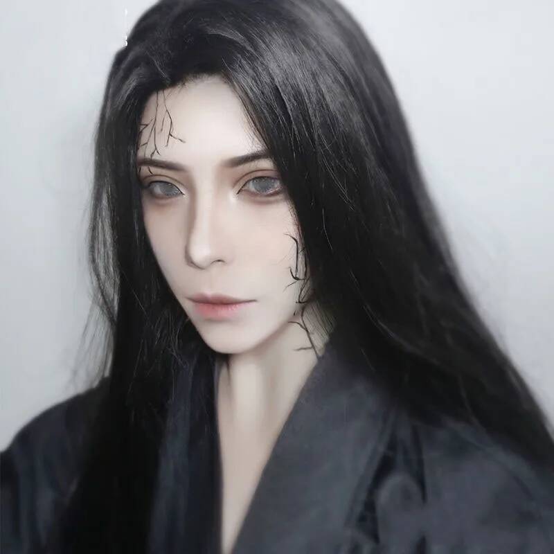 Men Hanfu Long Straight Hair A - Men Accessories For Party review and price