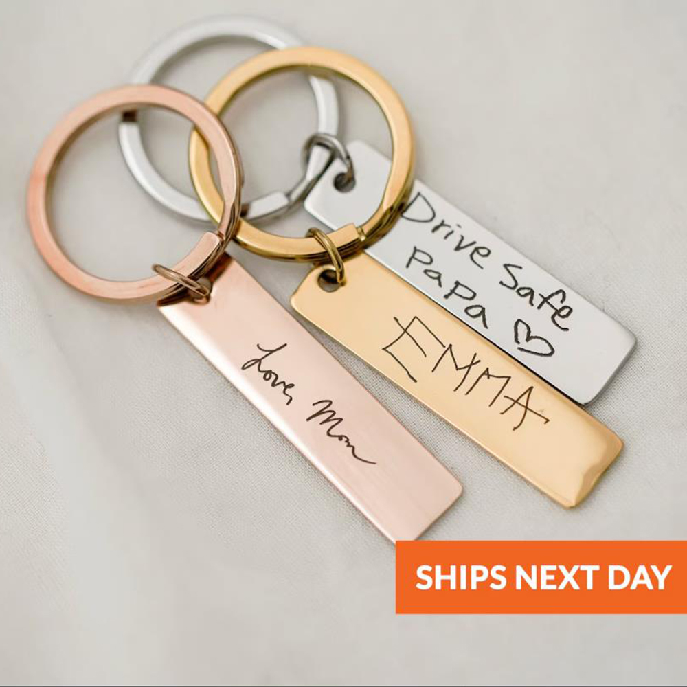 Actual handwritten key chain,  - Men Accessories Ideas review and price