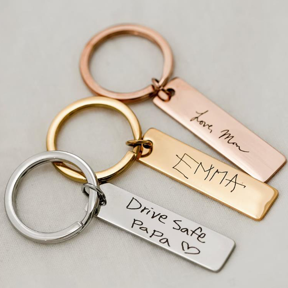 Actual handwritten key chain,  - Men Accessories Ideas review and price