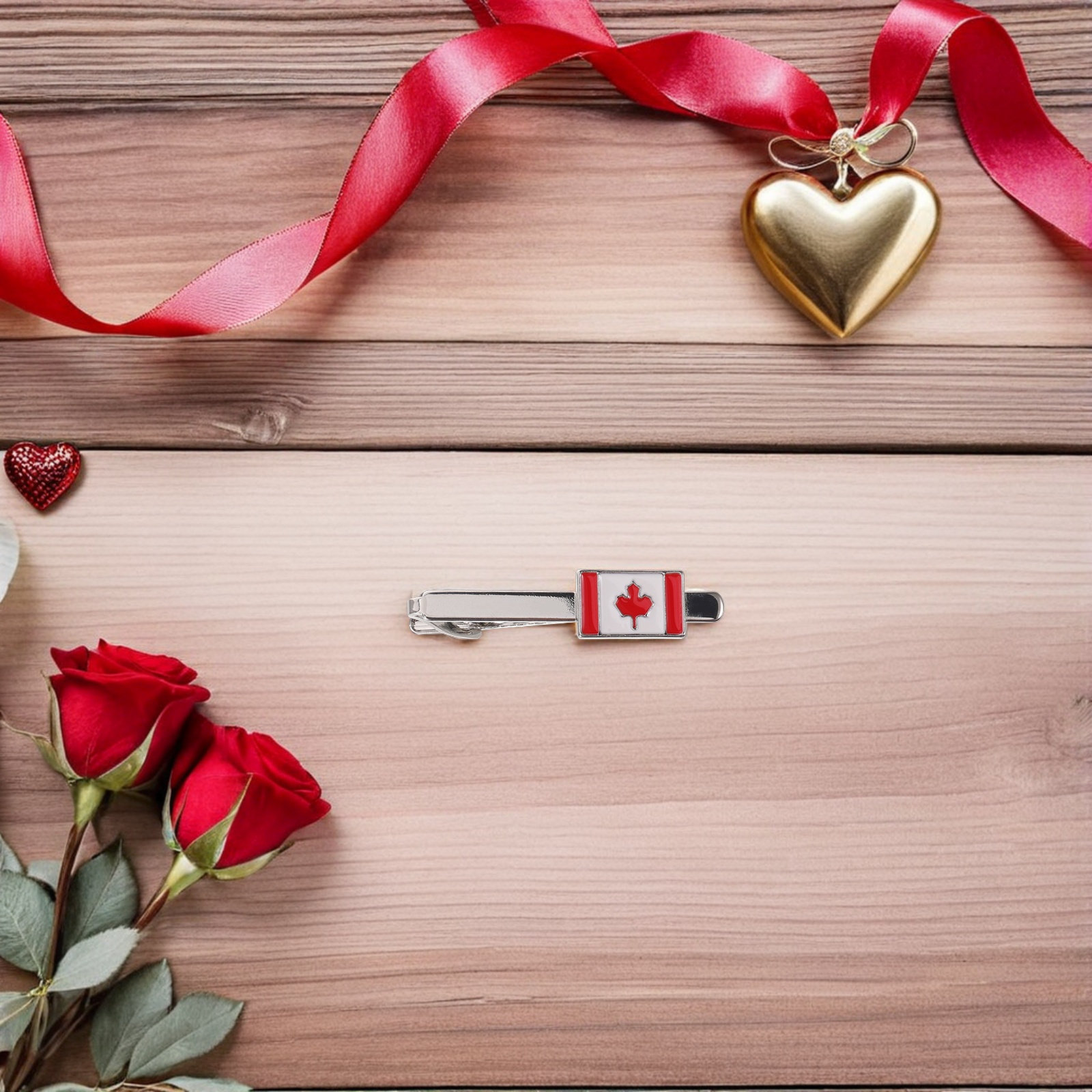 Canada Tie Clip Patriotic Meta - Men'S Accessories Canada review and price