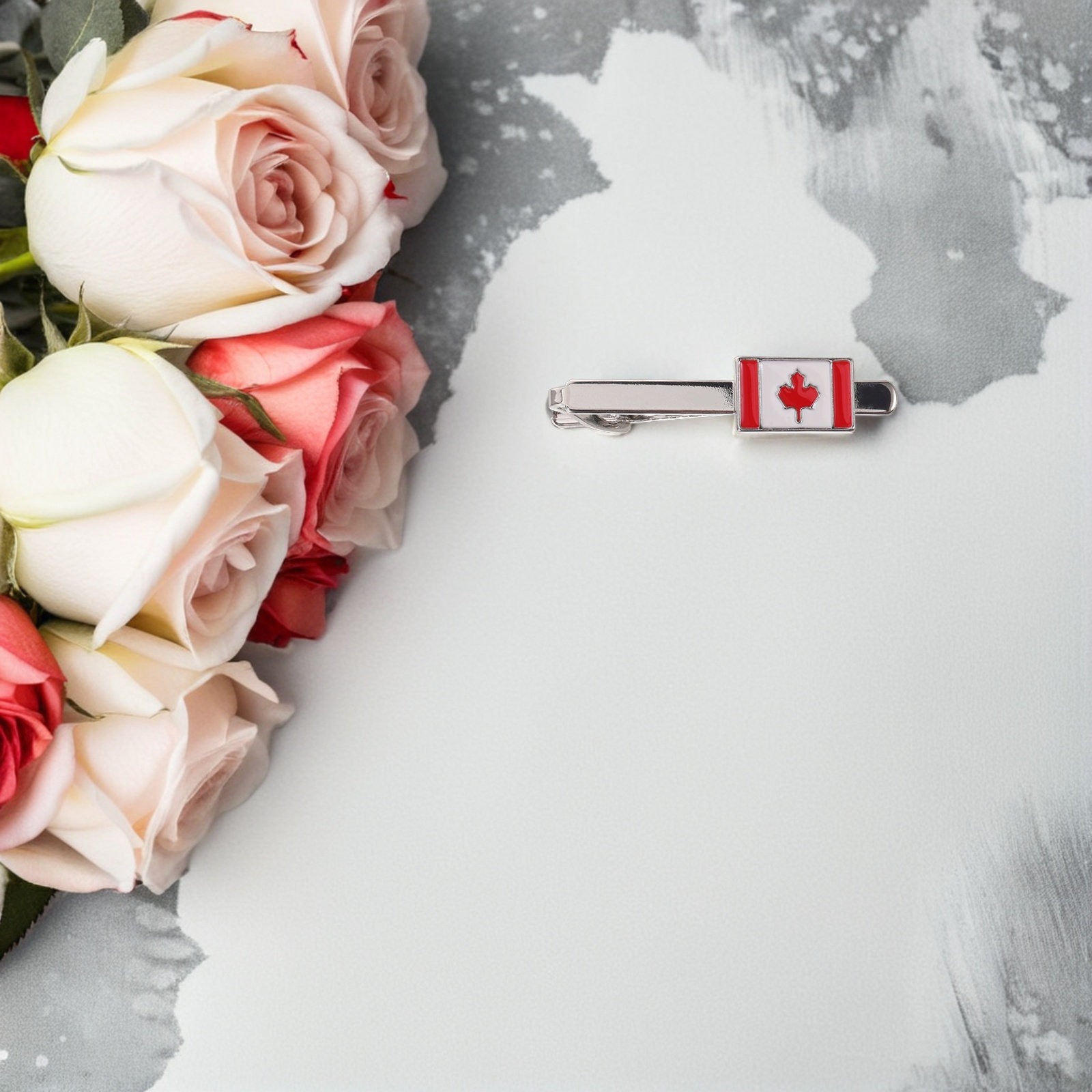 Canada Tie Clip Patriotic Meta - Men'S Accessories Canada review and price