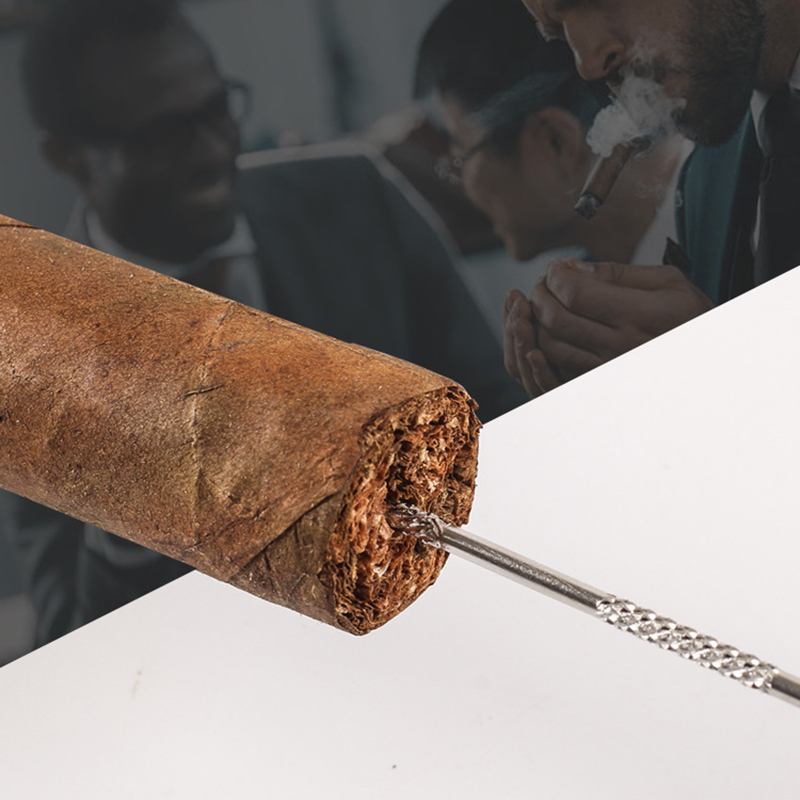 Premium Stainless Steel Cigar  - Men Accessories Drawing review and price