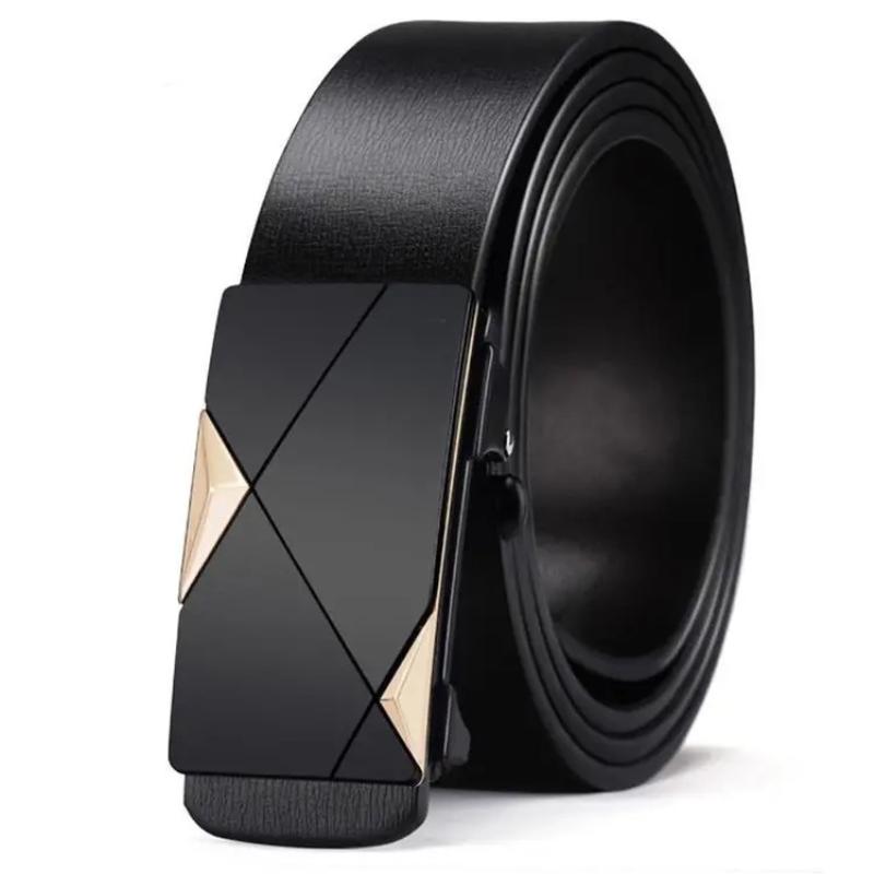 Men PU Automatic Buckle Belt 1 - Men'S Minimalist Accessories review and price