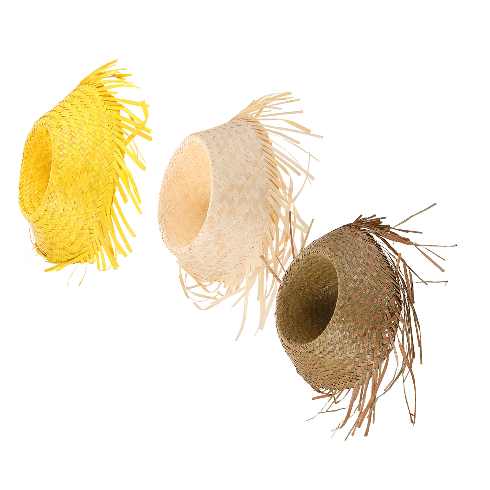3Pcs Hawaiian Straw Hat Tropic - Men'S Vacation Accessories review and price