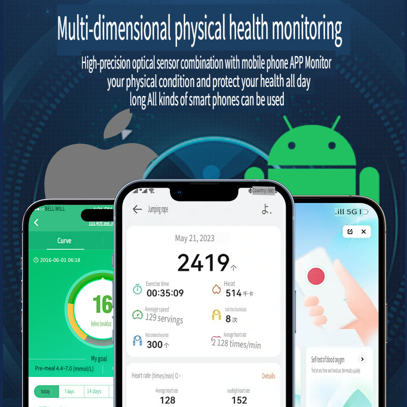 Smart Ring Bluetooth Health Tr - Men Accessories App review and price