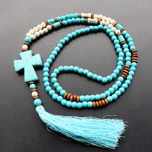 Bohemian Cross Shell Necklace  - Men'S Vacation Accessories review and price