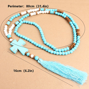 Bohemian Cross Shell Necklace  - Men'S Vacation Accessories review and price