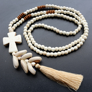 Bohemian Cross Shell Necklace  - Men'S Vacation Accessories review and price