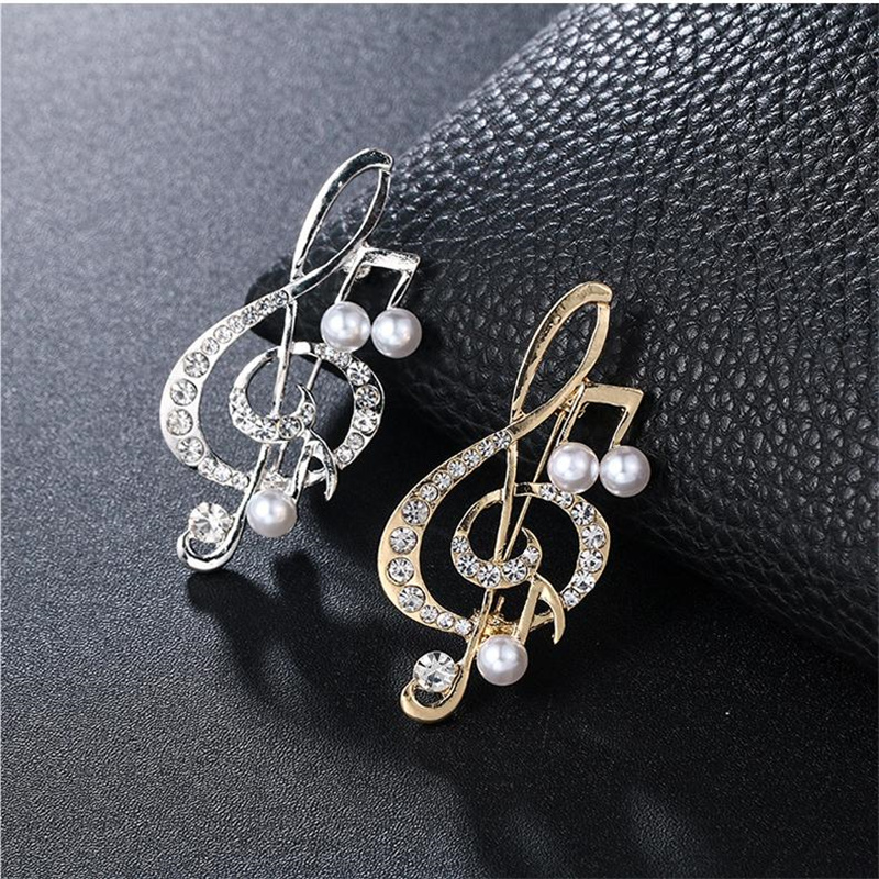 1Pc Elegant Musical Note Brooc - Men Accessories Ideas review and price