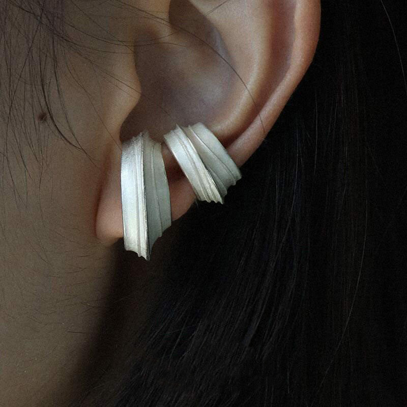 Textured Multi Layer Ear Cuff  - Men'S Minimalist Accessories review and price