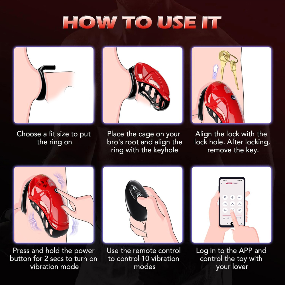APP Remote Control Male Vibrat - Men Accessories App review and price